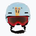 Cască de schi pentru copii  UVEX Viti Set + gogle Speedy Pro light blue birdy/lasergold lite 2