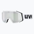 Ochelari de schi  UVEX Gravity FM white matt/mirror silver clear green