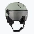Cască de schi UVEX Instinct Visor oxid green matt/mirror silver/smoke