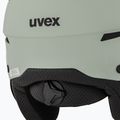 Cască de schi UVEX Instinct Visor oxid green matt/mirror silver/smoke 8