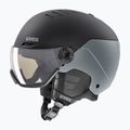 Cască de schi UVEX Wanted Visor Pro V black/silver matt