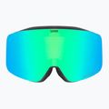Ochelari de schi pentru copii UVEX Pwdr FM black matt/mirror green yellow clear 2