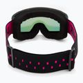 Ochelari de schi pentru copii UVEX Pwdr FM black matt/mirror pink green clear 3