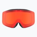 Ochelari de schi pentru copii UVEX Pwdr FM black matt/mirror red orange clear 2