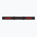 Ochelari de schi pentru copii UVEX Pwdr FM black matt/mirror red orange clear 4