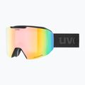 Ochelari de schi  UVEX Evidnt Attract S V + case black matt/mirror rainbow clear 6