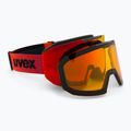 Ochelari de schi  UVEX Evidnt Attract + case black matt/mirror red orange clear