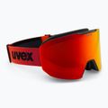 Ochelari de schi  UVEX Evidnt Attract + case black matt/mirror red orange clear 2