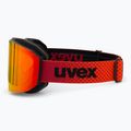 Ochelari de schi  UVEX Evidnt Attract + case black matt/mirror red orange clear 5