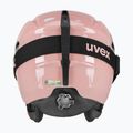 Cască de schi pentru copii  UVEX Viti Set + gogle Speedy Pro pink penguin/lasergold lite 3