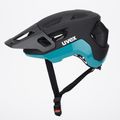 Cască de bicicletă UVEX React black/teal matt 3