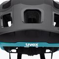 Cască de bicicletă UVEX React black/teal matt 7