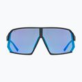 Ochelari de soare UVEX Sportstyle 237 CV black matt/mirror blue 2