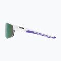 Ochelari de soare UVEX Axos Set white matt/mirror purple/clear 6
