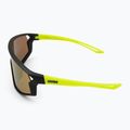 Ochelari de soare pentru copii UVEX Skyryse Jr black/yellow matt/mirror yellow 4