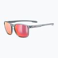 Ochelari de soare UVEX LGL 52 smoke/mirror red