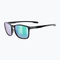 Ochelari de soare UVEX LGL 52 black/mirror green