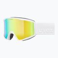Ochelari de schi UVEX Blast FM S2 white matt/mirror green