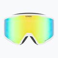 Ochelari de schi UVEX Blast FM S2 white matt/mirror green 2