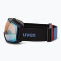 Ochelari de schi UVEX Victorious FM dust blue matt/mirror sapphire 4
