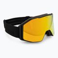 Ochelari de schi UVEX Gravity FM black matt/mirror yellow/orange/clear