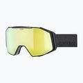 Ochelari de schi UVEX Gravity FM black matt/mirror yellow/orange/clear