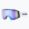 Ochelari de schi UVEX Gravity FM S2 black matt/mirror blue