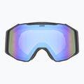 Ochelari de schi UVEX Gravity FM S2 black matt/mirror blue 2