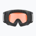 Ochelari de schi UVEX Athletic LGL black matt/orange/clear 3