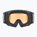 Ochelari de schi UVEX Athletic LGL black matt/yellow/clear 3