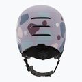 Cască de schi pentru copii UVEX Rocket Visor Jr cool lavender abstract matt/mirrorsilver/lasergold 4