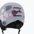 Cască de schi pentru copii UVEX Rocket Visor Jr cool lavender abstract matt/mirrorsilver/lasergold 8