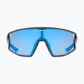 Ochelari de soare Uvex Skyryse black matt/mirror blue 2