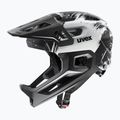 Cască de ciclism pentru copii UVEX React Fullface Jr black/white matt