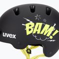Cască pentru copii UVEX Kid 4 Style bam black/lime matt 7