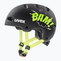 Cască pentru copii UVEX Kid 4 Style bam black/lime matt