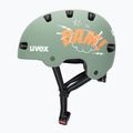 Cască pentru copii UVEX Kid 4 Style bam moss green/papaya matt 3