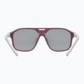 Ochelari de soare pentru copii UVEX Cosmic Jr cranberry/grey matt/mirror silver 3