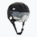 Cască de ciclism UVEX Stride Visor black matt/lite mirror silver