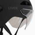 Cască de ciclism UVEX Stride Visor black matt/lite mirror silver 8
