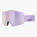 Ochelari de schi UVEX Ignite FM S3 white matt/mirror rose