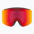 Ochelari de schi UVEX Ignite FM S3 black matt/mirror red 2