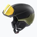 Cască de schi UVEX Horizon CV black/khaki matt 6