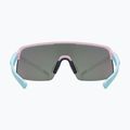 Ochelari de soare pentru copii UVEX Dyrt Jr pink/green matt/mirror pink 3
