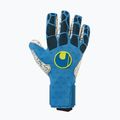 Uhlsport Hyperact Hyperact Supergrip+ Mănușă de portar cu degete încondeiate albastru-alb 101123101 4