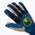 Uhlsport Hyperact Hyperact Supergrip+ Mănușă de portar cu degete încondeiate albastru-alb 101123101 3