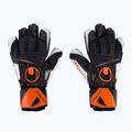 Mănuși de portar uhlsport Speed Contact Supersoft negru-albe 101126601