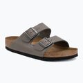 Șlapi BIRKENSTOCK Arizona Soft Footbed Oiled Leather Regular iron