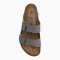Șlapi BIRKENSTOCK Arizona Soft Footbed Oiled Leather Regular iron 5