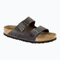 Șlapi BIRKENSTOCK Arizona Soft Footbed Oiled Leather Regular iron 8